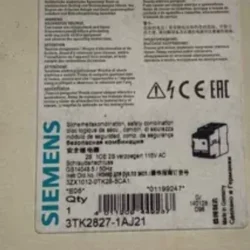 SIEMENS 3TK2827-1AL21 Safety Combination