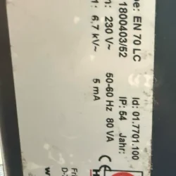 HAUG High Voltage Power Supply 01.7701.100 for Precision Use