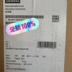 Siemens S120 Drive 6SL3210-1SE26-0UA0 High Performance