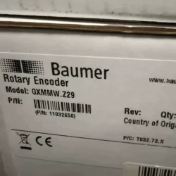 BAUMER Industrial Component Model GXMMW.Z29