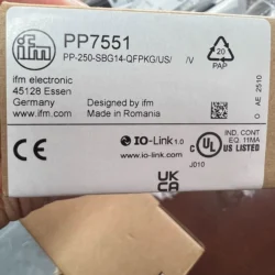 ifm Pressure Sensor Model PP7551 Accurate Industrial Measurement