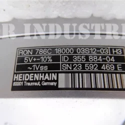 Heidenhain 355 884-04 Rotary Encoder - Accurate Position Sensing