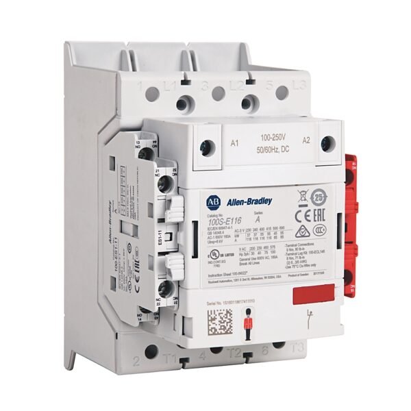100S-E116ED12C Allen-Bradley Allen-Bradley Iiec 116 A Safety Contactor
